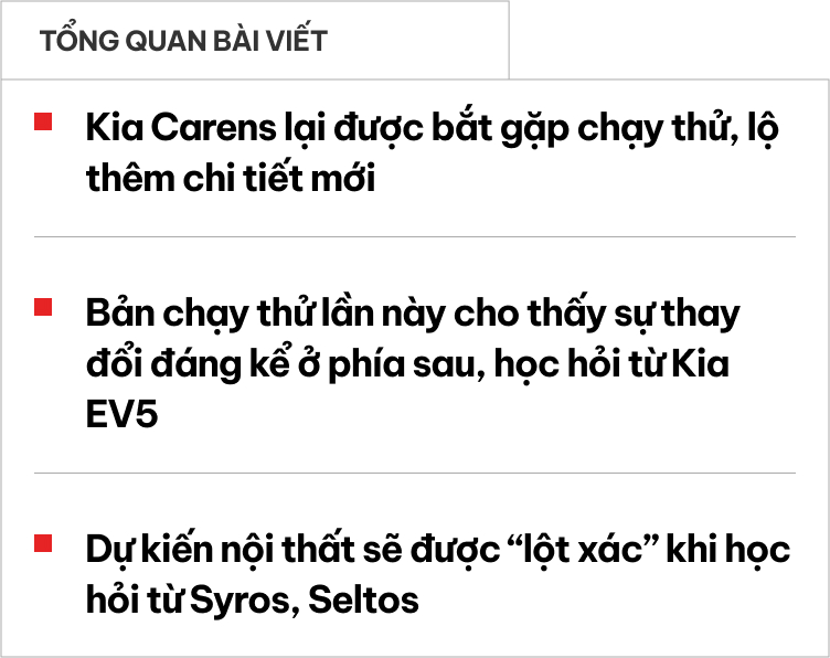 Kia Carens 2025: Thiết kế mới mẻ và nội thất hiện đại, sẵn sàng cạnh tranh với Xpander - Ảnh 1.