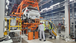 Sản xuất xe Skoda tại nhà máy Thành Công Việt Hưng ở Quảng Ninh.