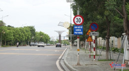 Đoạn đường bị giới hạn tốc độ 30km/h